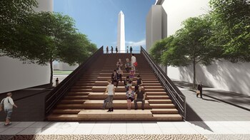 La escalera será de madera