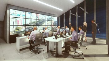 Debajo de las gradas estará