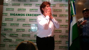 Carreras celebró el triunfo en