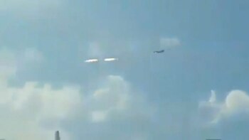 El avión, presuntamente de las