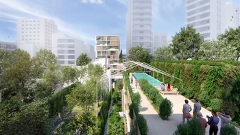 “La parquización combina parasoles de