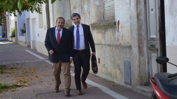 Bidone y su abogado defensor