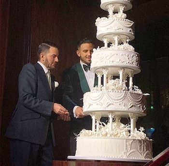 La torta de cinco pisos