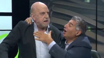 Pagani al aire y encolerizado.