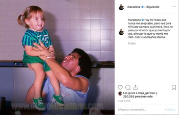 El polémico posteo de Diego