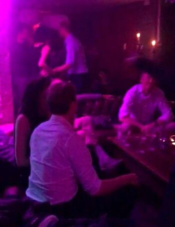 Las imágenes de la supuesta infidelidad