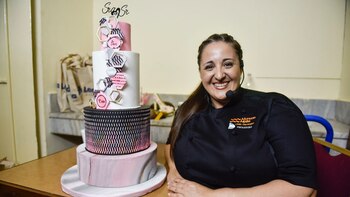 Myriam Mollo y una de