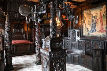 Uno de los dormitorios de