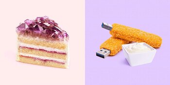 Estas imágenes son mash-ups minimalistas