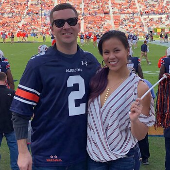 Trey Wood y Samantha Cerio