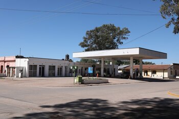 La estación de servicio en