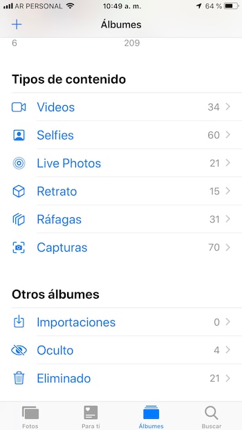 Dentro de la carpeta Eliminado