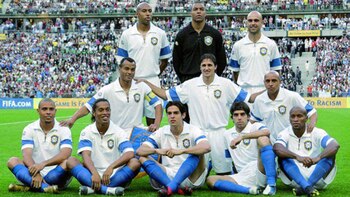 La selección brasileña jugó con