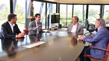 Ambos gobernadores se reunieron en