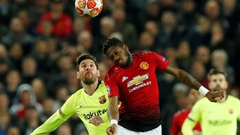 Postal del encuentro de ida,