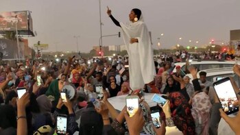 Alaa Salah en Sudán en