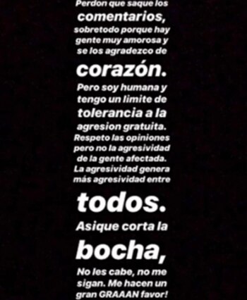 Otro descargo de Cande contra