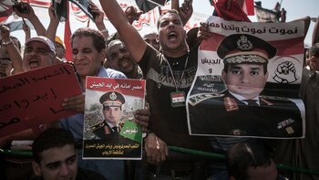 Los partidarios de Abdulfatah el