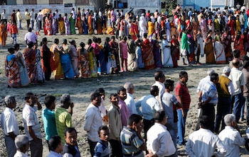 Colas en un centro de