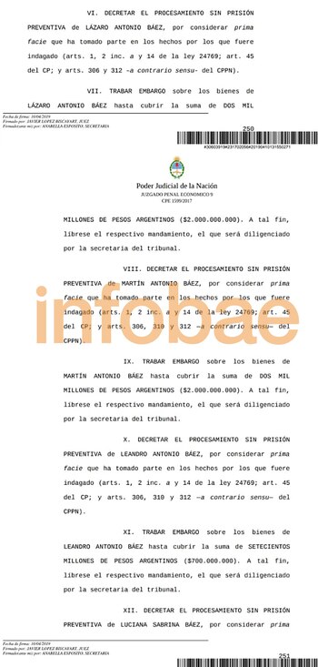 El fallo de López Biscayart