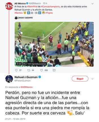 La respuesta de Guzmán en