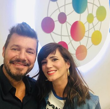 Marcelo Tinelli y Griselda Siciliani