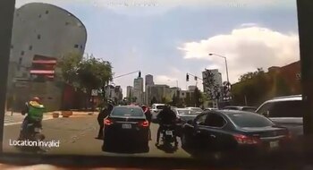 Los motociclistas circularon sobre la