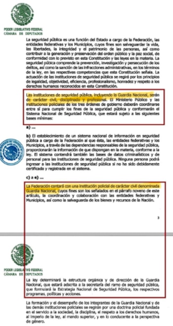 Se modificó el párrafo que