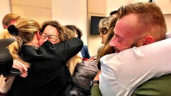 Familias que fueron estafadas en