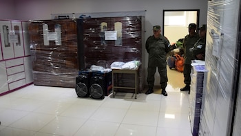 Una de las falsas mueblerías