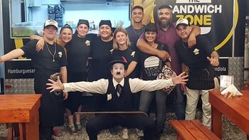 El equipo de empleados del