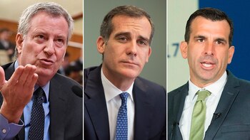 Bill de Blasio, Erick Garcetti