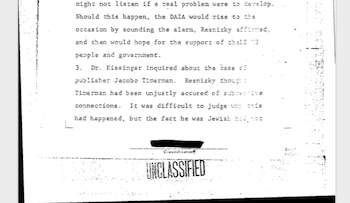 Los documentos desclasificados confirman que hubo