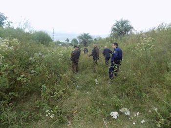 El descampado donde los encontraron,