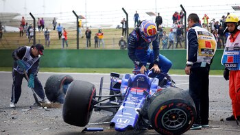 El piloto logró salir del