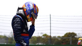 Albon no pudo continuar con