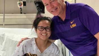 La foto de la gimnasta