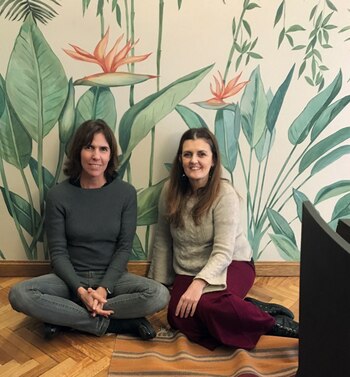 Paca Robirosa y Cecilia Ibarguren,