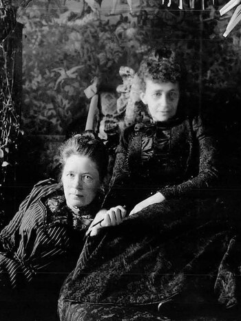 Selma Lagerlöf Junto a Sophie Elkan