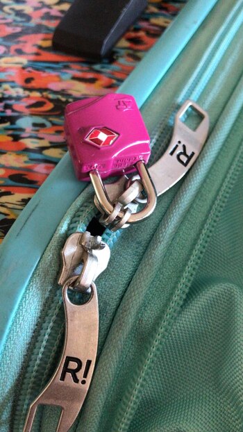 Así se violentó la valija