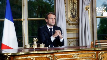 Emmanuel Macron, presidente de Francia,