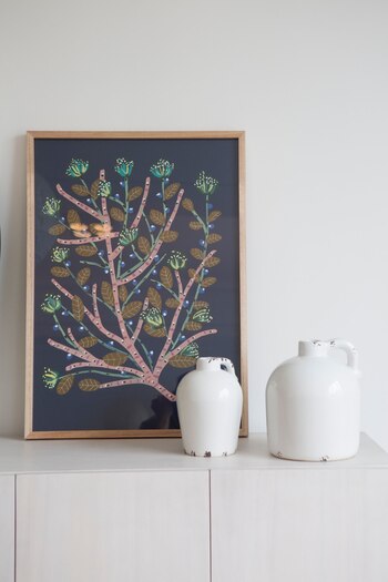 Detalle del mueble vajillero.