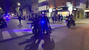 Los delincuentes abandonaron el vehículo