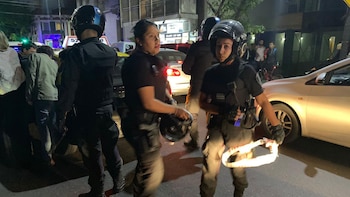 “Escuché gritos y bocinazos y