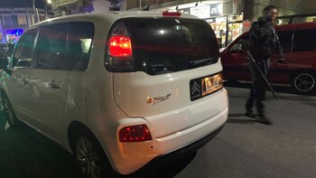 La nena quedó atrapada del