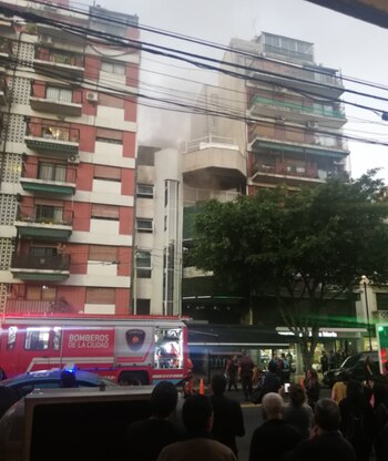 El incendio comenzó en un