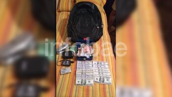 El dinero encontrado en el