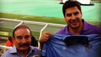 A la derecha, Marcelo Claure,