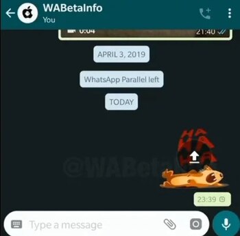 Los stickers animados llegarían en