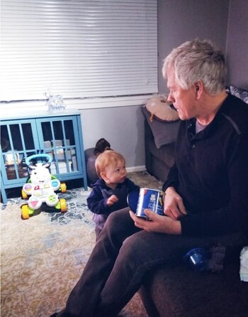 El hijo de ambos, Lachlan,